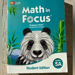NEW Math in Focus 5A Student Edition Workbook